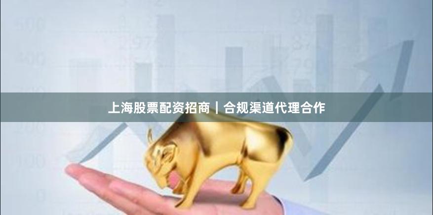 上海股票配资招商｜合规渠道代理合作